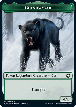 0013 Guenhwyvar Token T Adventures in the Forgotten Realms
