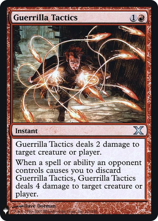 Guerrilla Tactics #211 U - The List Reprints Pokemon card