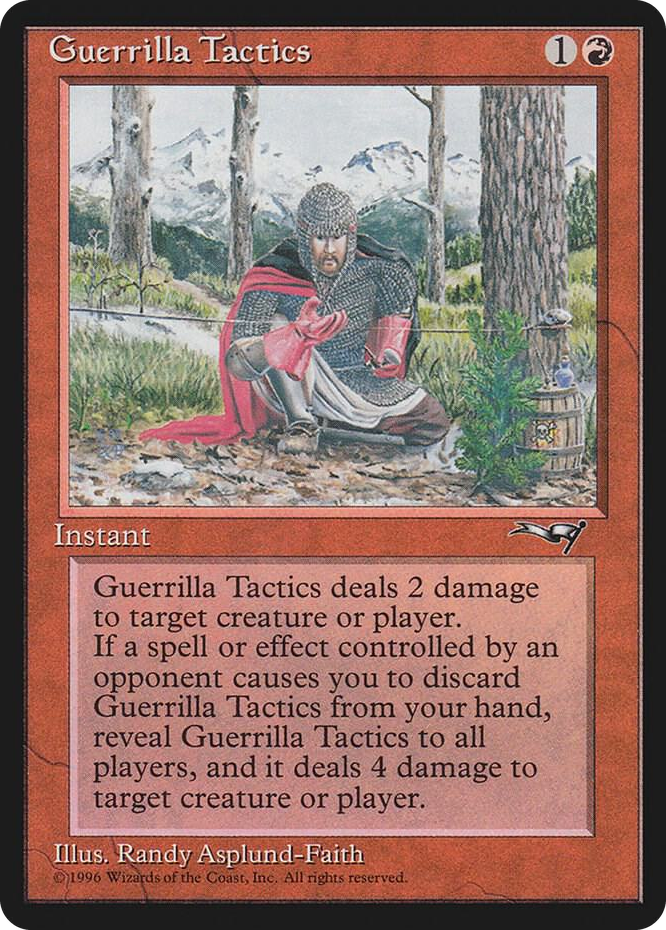 0111 Guerrilla Tactics (Kneeling Knight) C Alliances