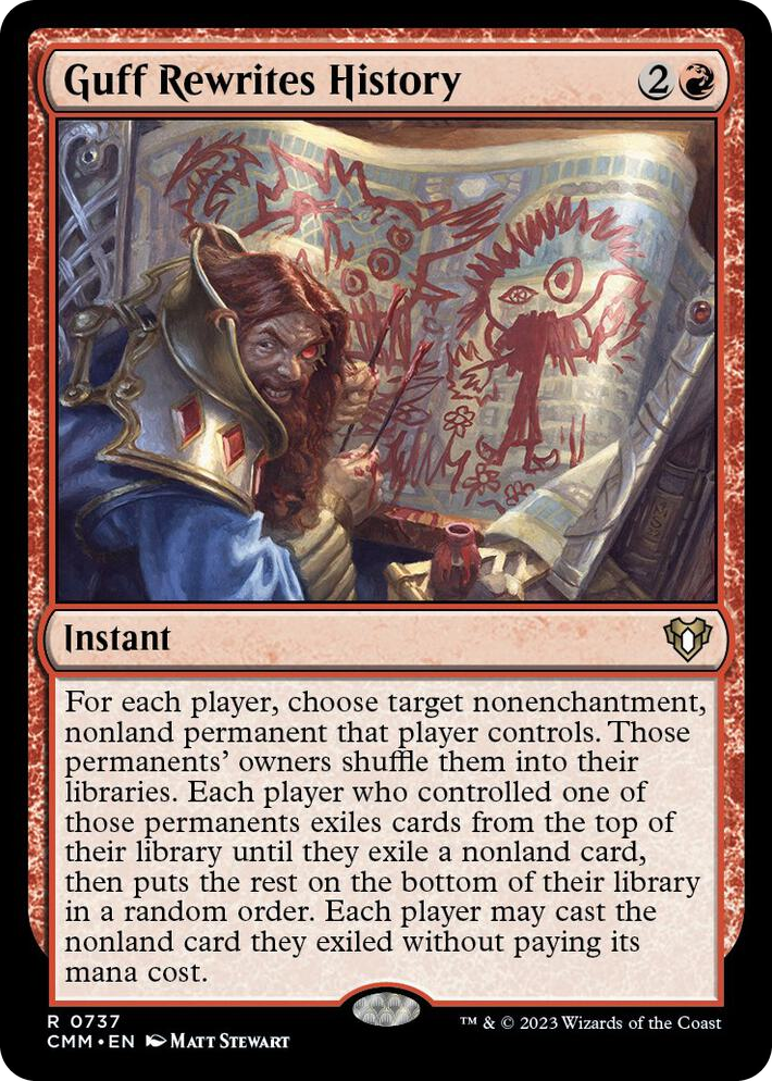 0737 Guff Rewrites History R Commander Masters