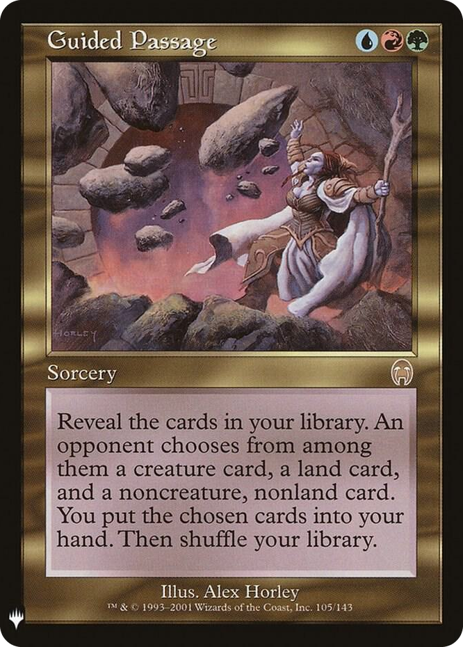 Guided Passage #105 R - The List Reprints Pokemon card