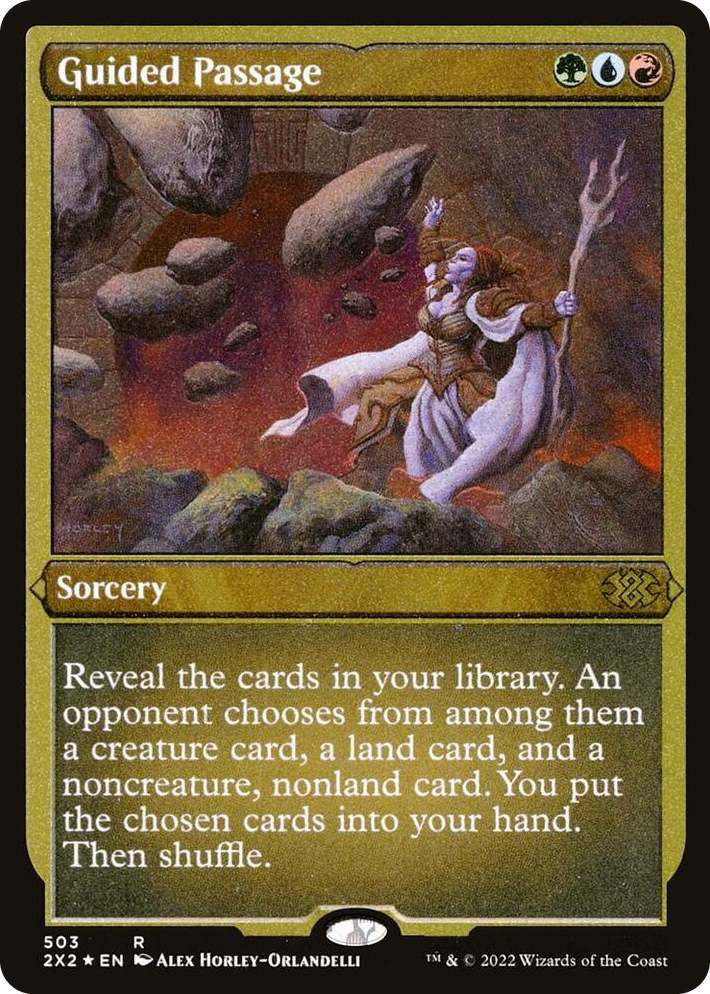 0503 Guided Passage (Foil Etched) R Double Masters 2022