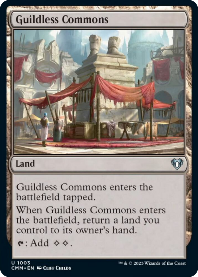 1003 Guildless Commons U Commander Masters