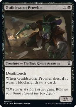 0130 Guildsworn Prowler C Commander Legends: Battle for Baldur's Gate