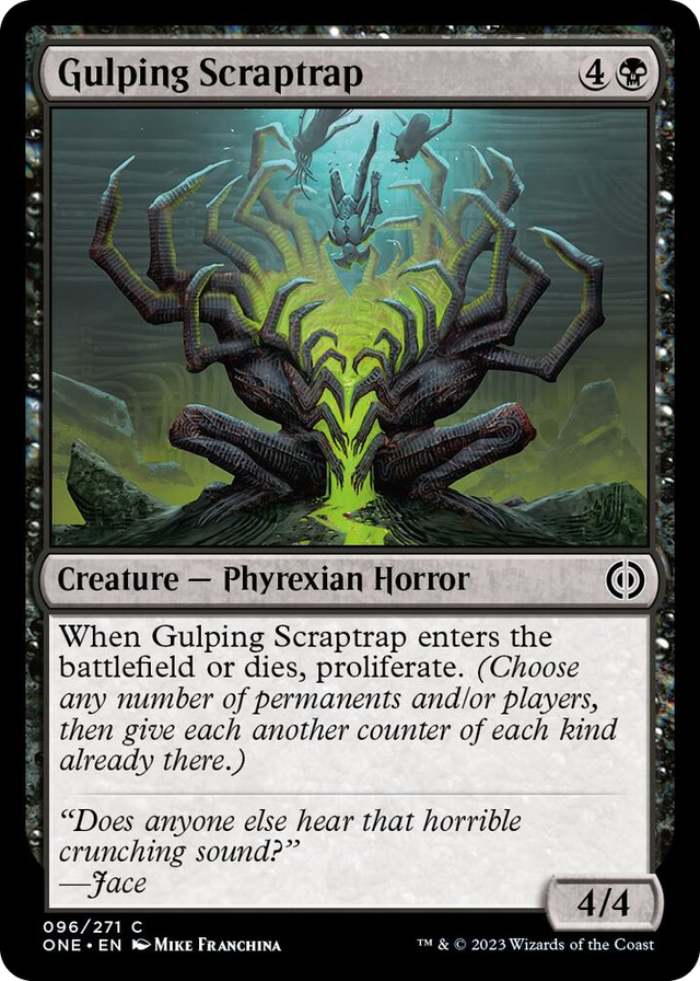 0096 Gulping Scraptrap C Phyrexia: All Will Be One