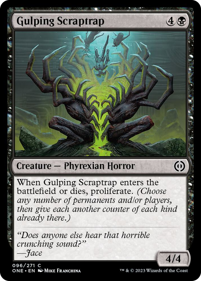 Gulping Scraptrap #96 C - Phyrexia: All Will Be One Pokemon card