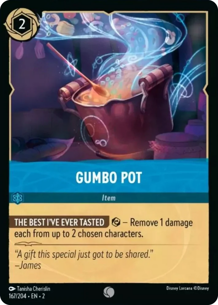 Gumbo Pot #167 Common - Rise of the Floodborn Pokemon card