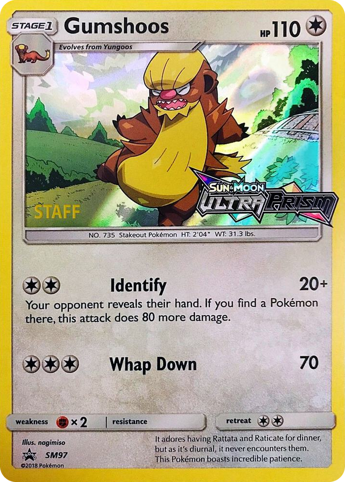 SM097 Gumshoos - SM97 (Prerelease) [Staff] Promo SM Promos