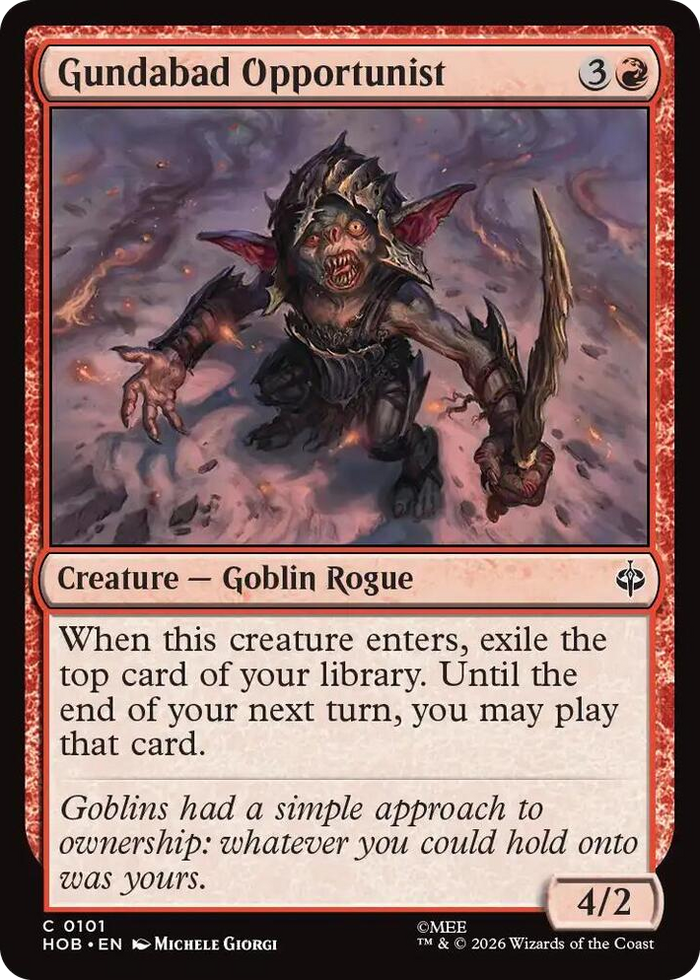 Gundabad Opportunist #101 C - The Hobbit Pokemon card