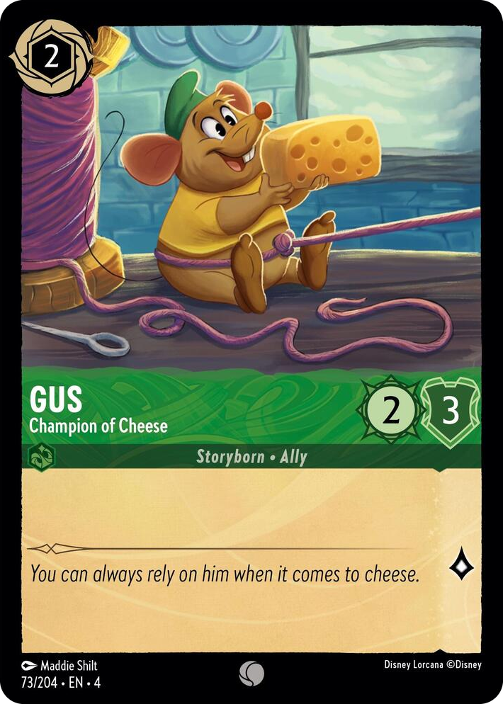0073 Gus - Champion of Cheese Common Ursula's Return