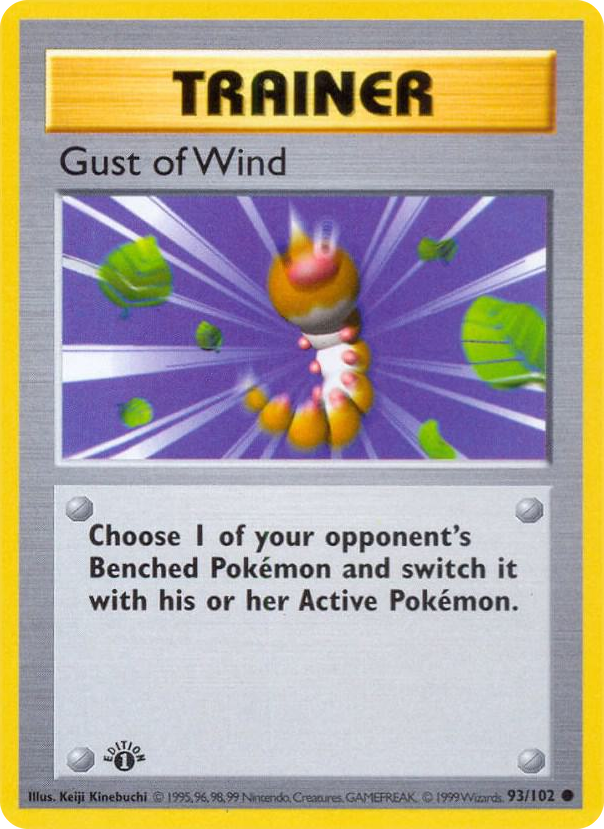 0093 Gust of Wind Common Base Set (Shadowless)