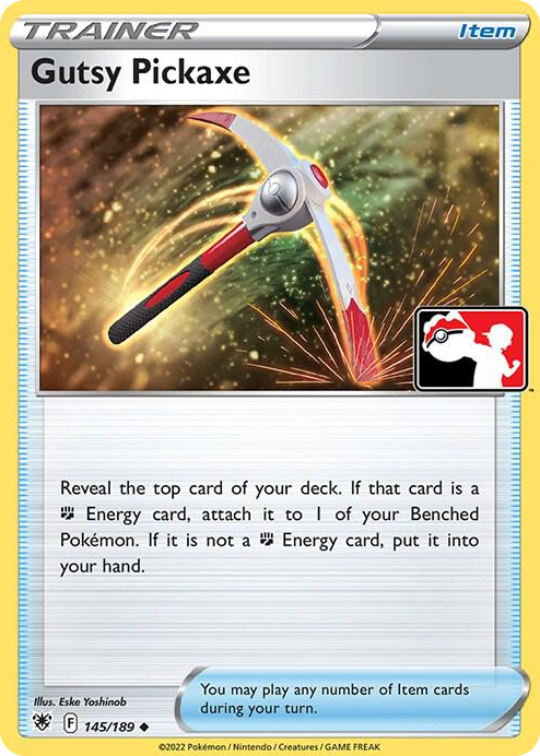 0145 Gutsy Pickaxe Uncommon Prize Pack Series Cards