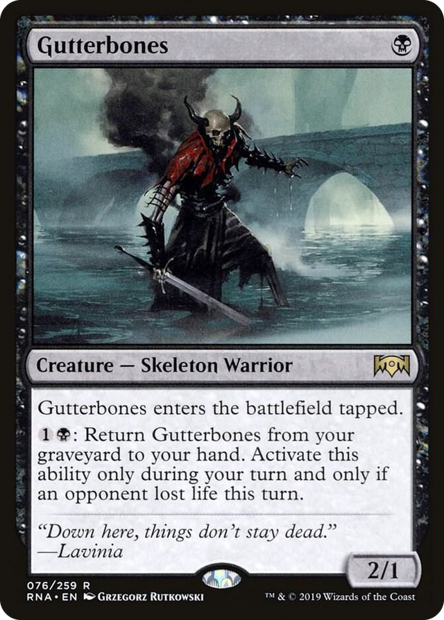 0076 Gutterbones R Ravnica Allegiance