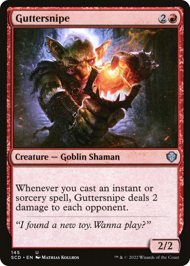 0145 Guttersnipe U Starter Commander Decks