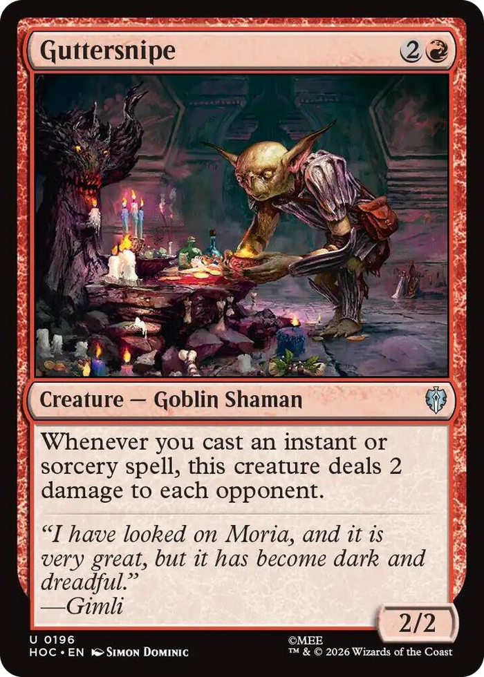 Guttersnipe #196 U - The Hobbit: Eternal-Legal Pokemon card