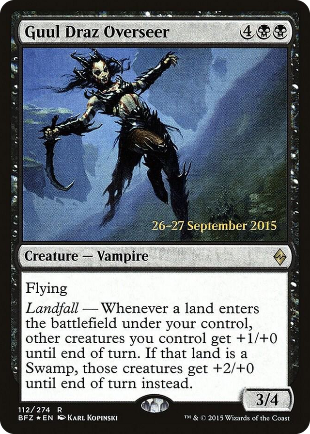 0112 Guul Draz Overseer R Prerelease Cards