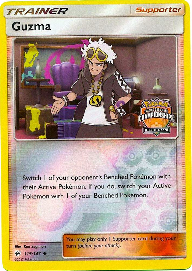 0115 Guzma - 115/147 (Regional Championships) Promo League & Championship Cards