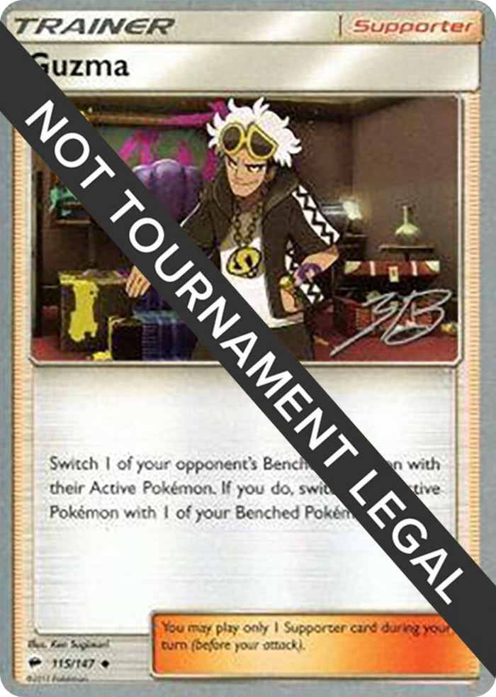 Guzma - 2017 (Zachary Bokhari) #115 Uncommon - World Championship Decks Pokemon card