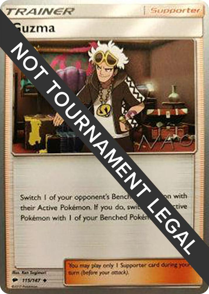 0115 Guzma - 2018 (Naohito Inoue) Uncommon World Championship Decks