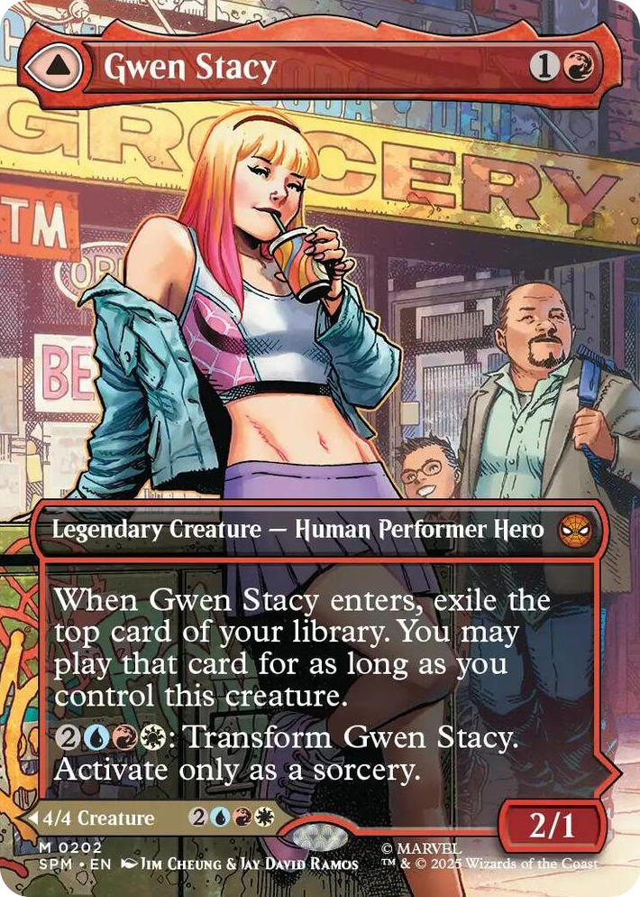 0202 Gwen Stacy (0202) (Borderless) M Marvel's Spider-Man
