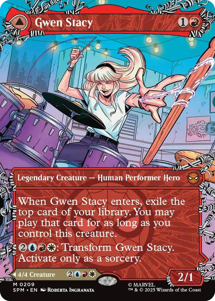 0209 Gwen Stacy (0209) (Borderless) M Marvel's Spider-Man
