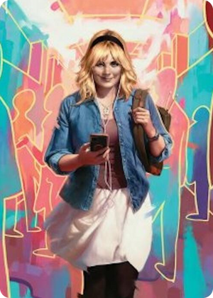 0013 Gwen Stacy Art Card (13/54) S Art Series: Marvel's Spider-Man