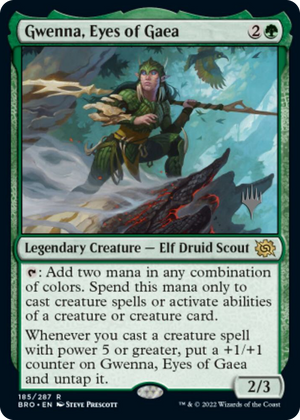 0185 Gwenna, Eyes of Gaea R Promo Pack: The Brothers' War