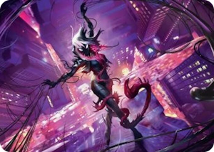 0008 Gwenom, Remorseless Art Card S Art Series: Marvel's Spider-Man
