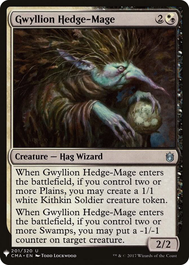 0201 Gwyllion Hedge-Mage U The List Reprints