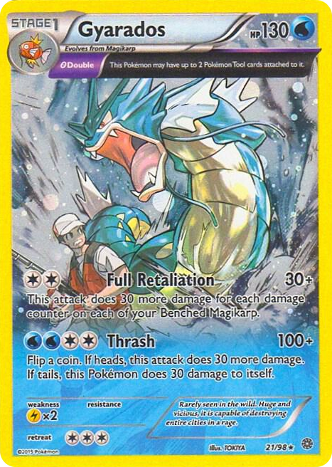 0021 Gyarados - 21/98 (Cosmos Holo) Holo Rare Miscellaneous Cards & Products