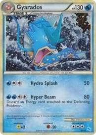 0030 Gyarados (#30 Holo) Common HGSS Trainer Kit: Gyarados & Raichu