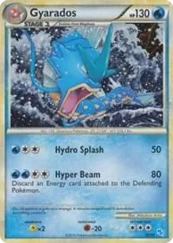 0030 Gyarados (#30 Holo) Common HGSS Trainer Kit: Gyarados & Raichu