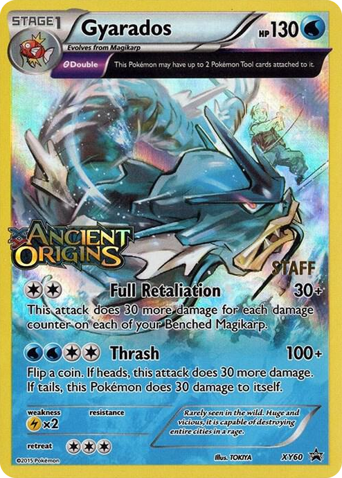 XY060 Gyarados - XY60 (Prerelease) [Staff] Promo XY Promos