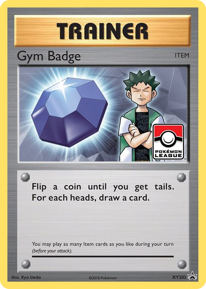 XY203 Gym Badge (Brock) Promo XY Promos