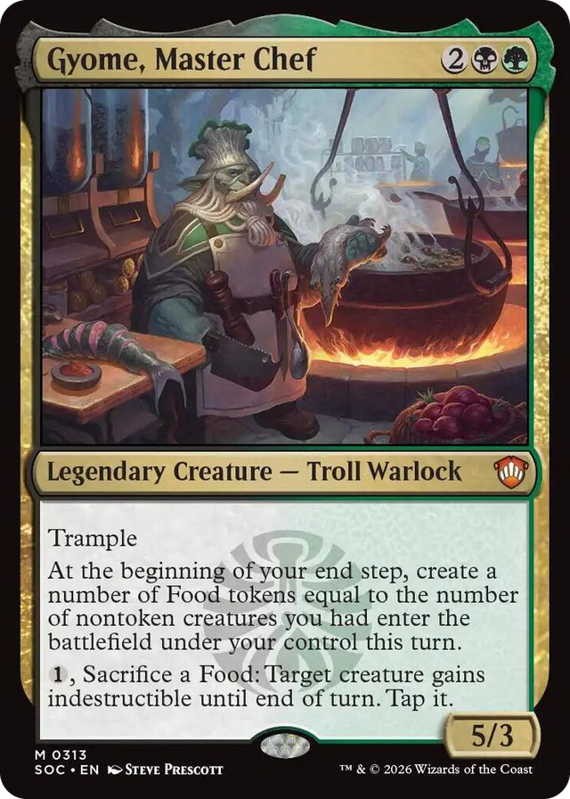 0313 Gyome, Master Chef M Commander: Secrets of Strixhaven