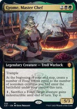 0332 Gyome, Master Chef (Extended Art) M Commander 2021