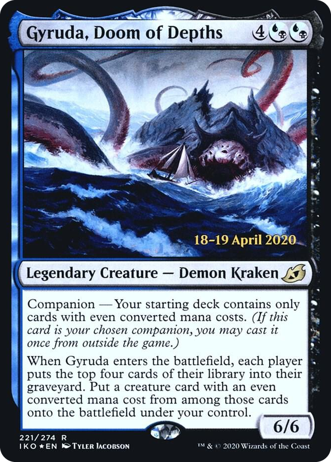 0221 Gyruda, Doom of Depths R Prerelease Cards