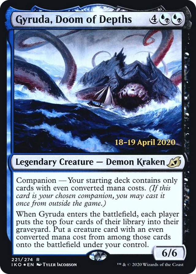 0221 Gyruda, Doom of Depths R Prerelease Cards