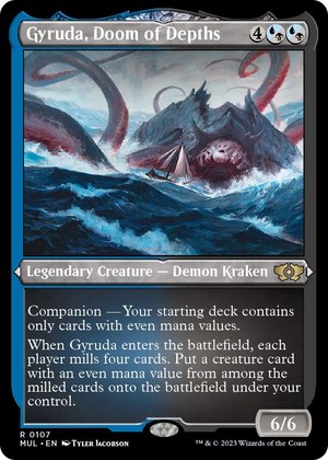 0107 Gyruda, Doom of Depths (Foil Etched) R March of the Machine: Multiverse Legends