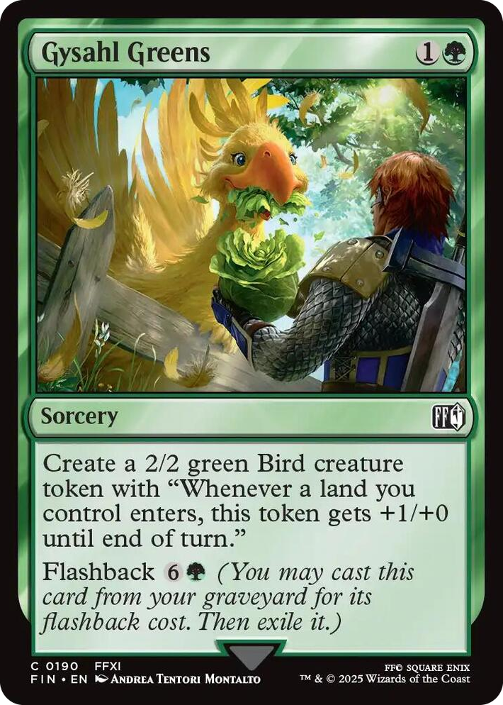 0190 Gysahl Greens C FINAL FANTASY