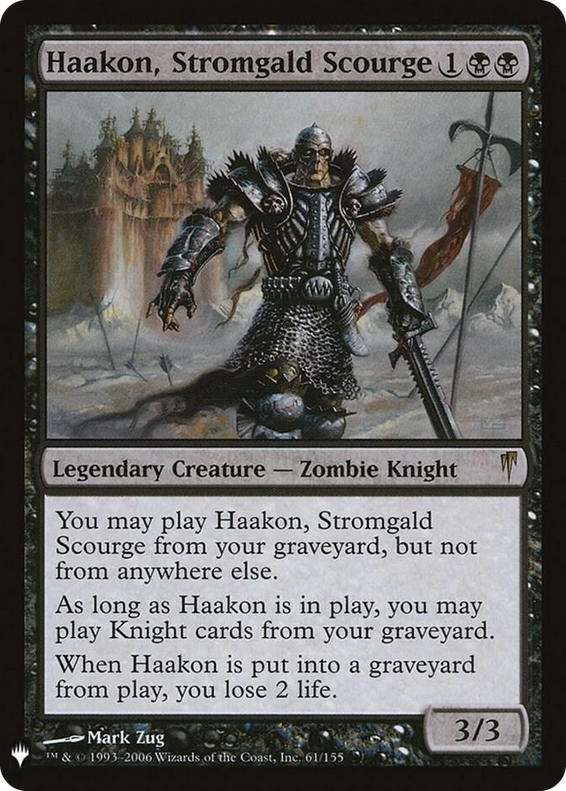 0061 Haakon, Stromgald Scourge R The List Reprints