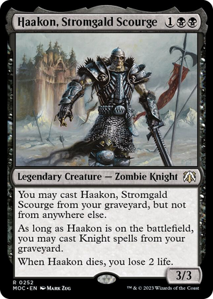 0252 Haakon, Stromgald Scourge R Commander: March of the Machine