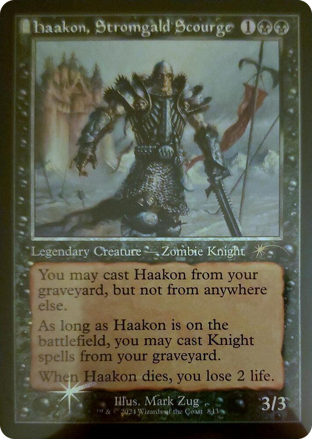 0843 Haakon, Stromgald Scourge (Retro Frame) R Secret Lair Drop Series