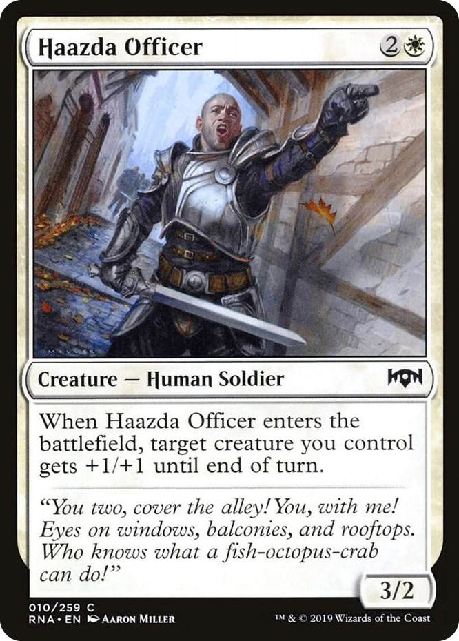 0010 Haazda Officer C Ravnica Allegiance