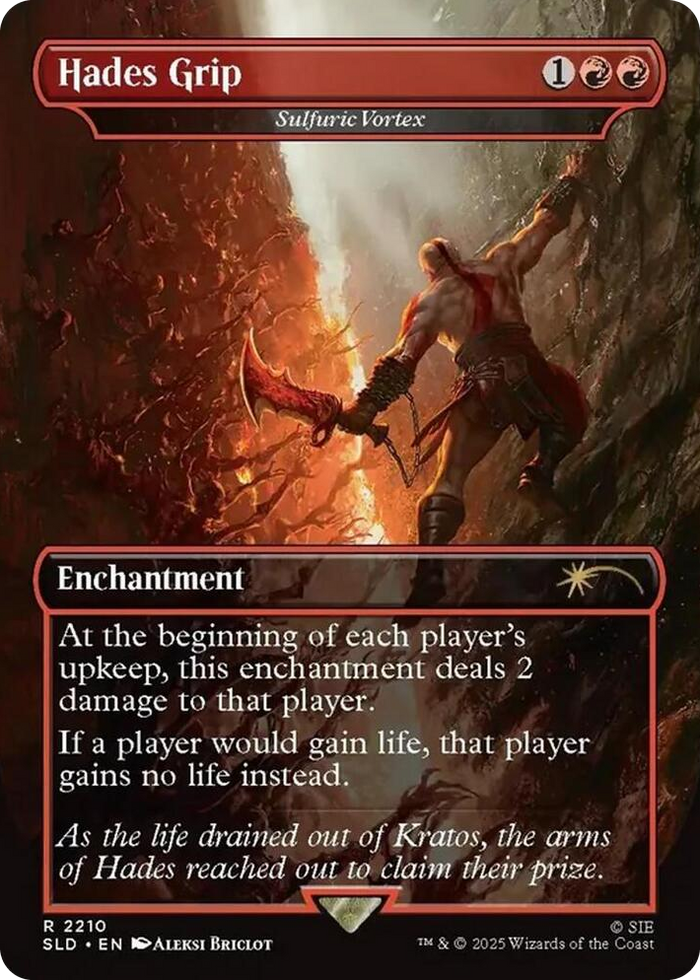 Hades Grip - Sulfuric Vortex #2210 R - Secret Lair Drop Series Pokemon card