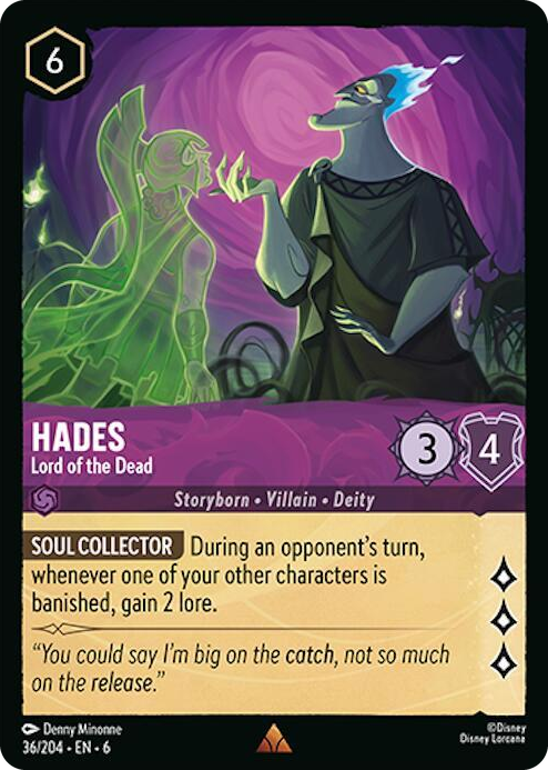 0036 Hades - Lord of the Dead Rare Azurite Sea