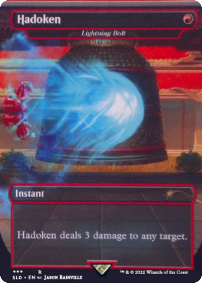 0675 Hadoken - Lightning Bolt R Secret Lair Drop Series
