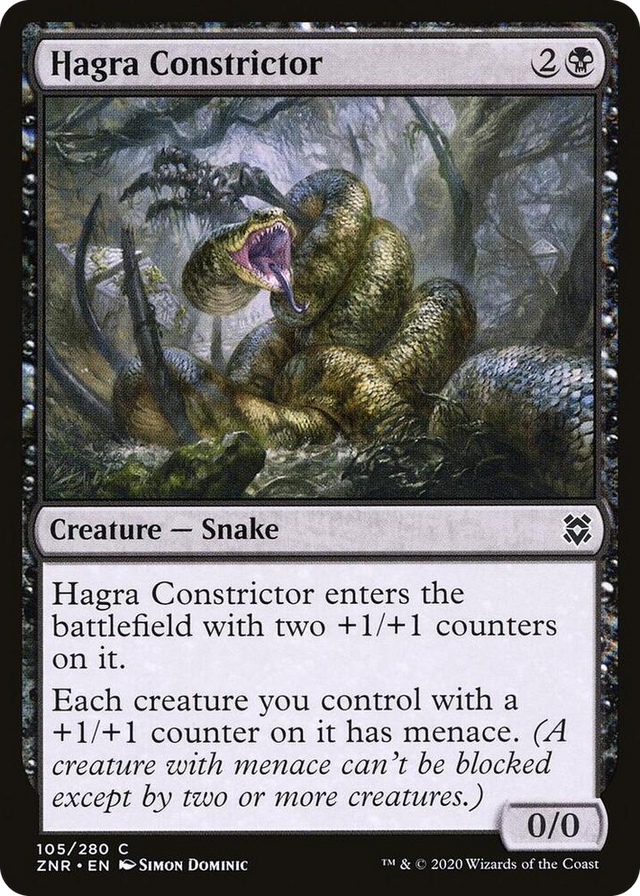 0105 Hagra Constrictor C Zendikar Rising