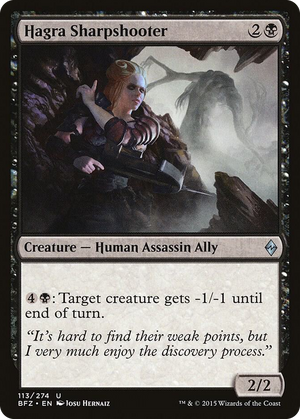0113 Hagra Sharpshooter U Battle for Zendikar