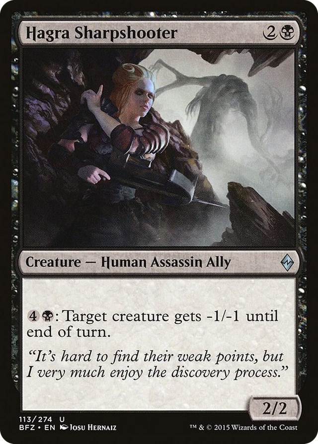 0113 Hagra Sharpshooter U Battle for Zendikar